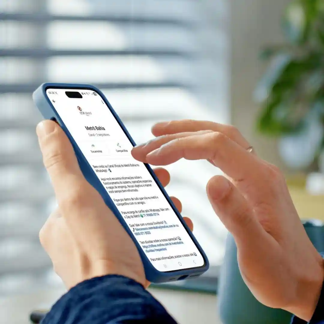 metrô bahia whatsapp