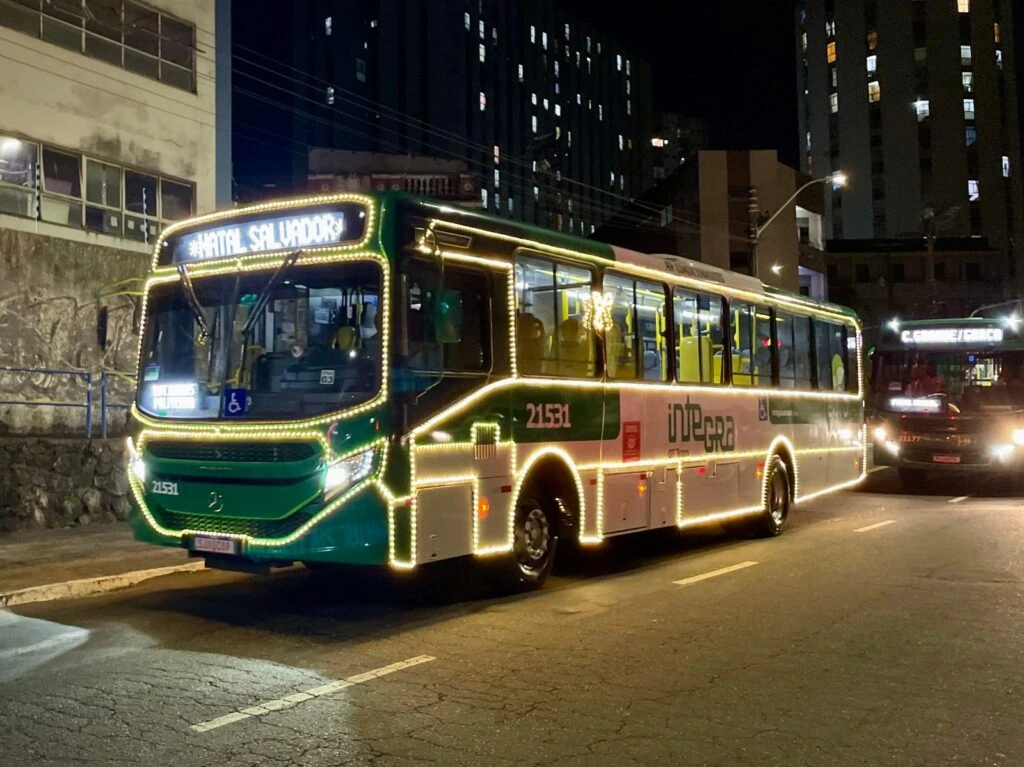 transporte no Centro Histórico durante o Natal Salvador