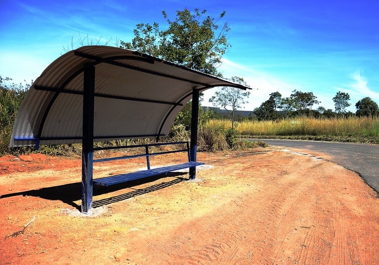 pontos de ônibus